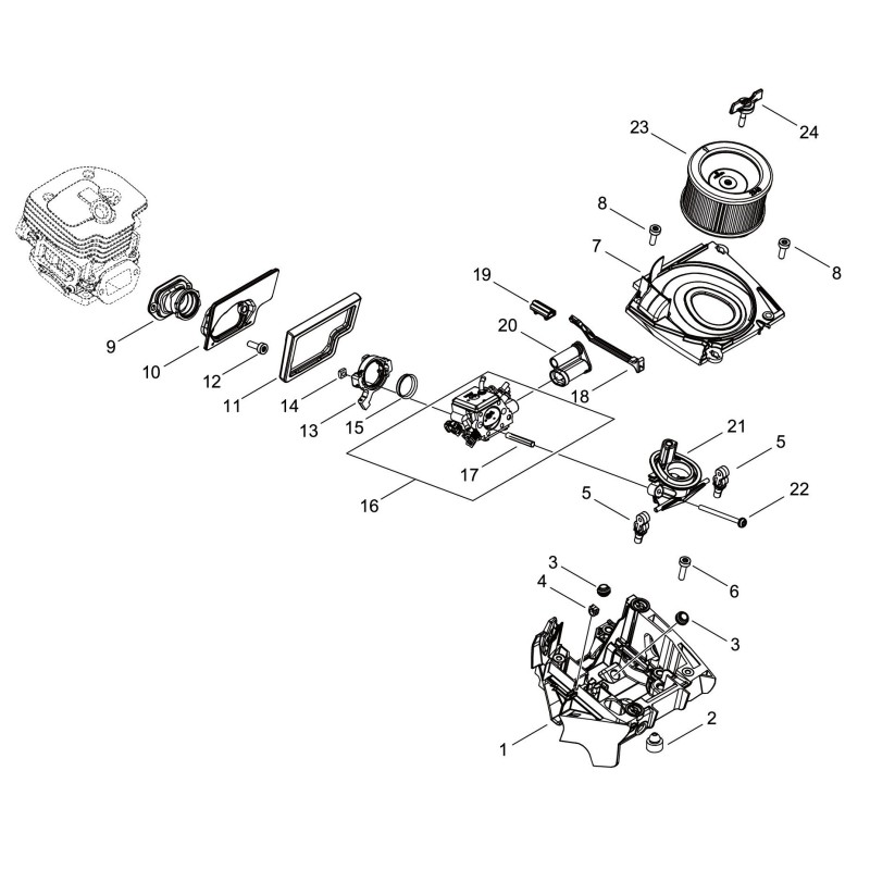 AMORTISSEUR ECHO ORIGINAL ECRV420005620
