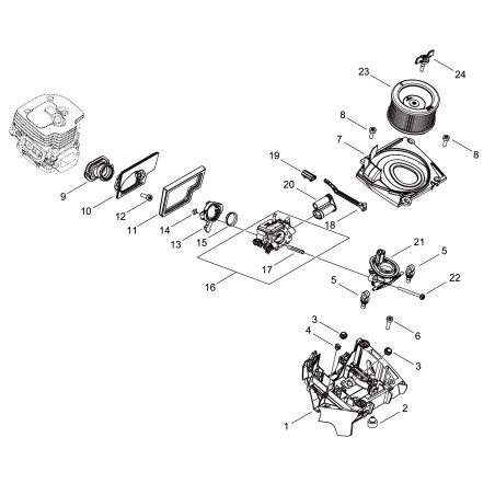 AMORTISSEUR ECHO ORIGINAL ECRV420005620 | NewgardenParts.com