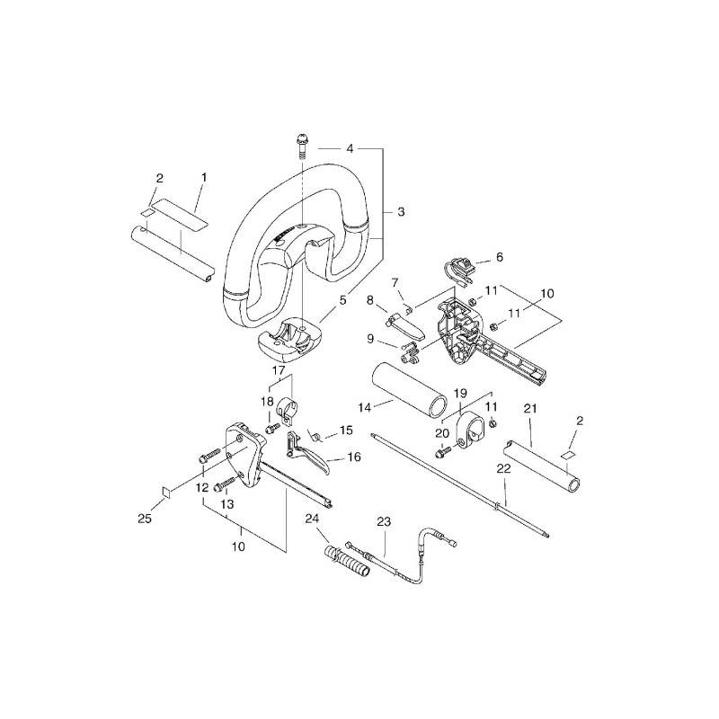 CÂBLE D'ACCÉLÉRATEUR ECHO ORIGINAL ECRV430000730