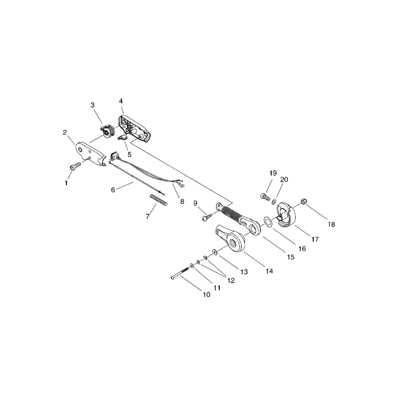ORIGINAL ECHO ACCELERATOR CABLE ECRV430001760