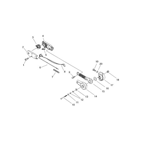 ORIGINAL ECHO ACCELERATOR CABLE ECRV430001760 | NewgardenParts.com