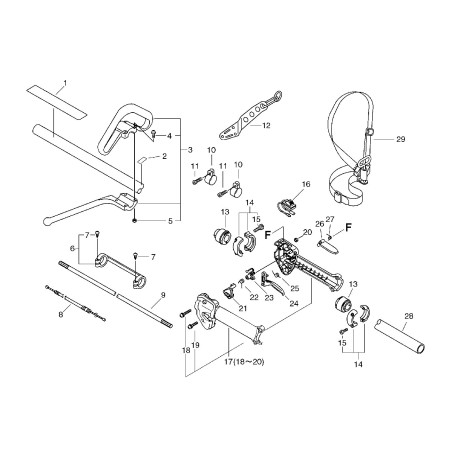 ORIGINAL ECHO ACCELERATOR CABLE ECRV430001960 | NewgardenParts.com