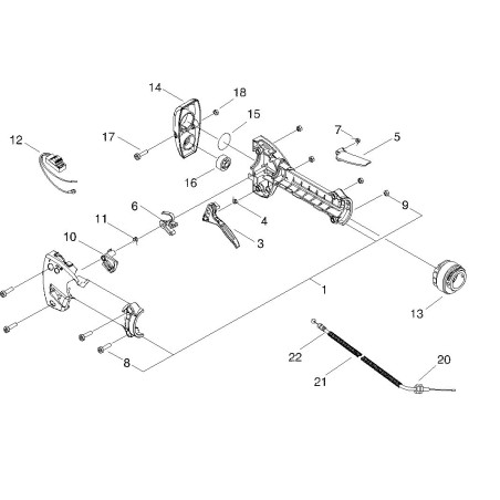 ORIGINAL ECHO ACCELERATOR CABLE ECRV430004230 | NewgardenParts.com