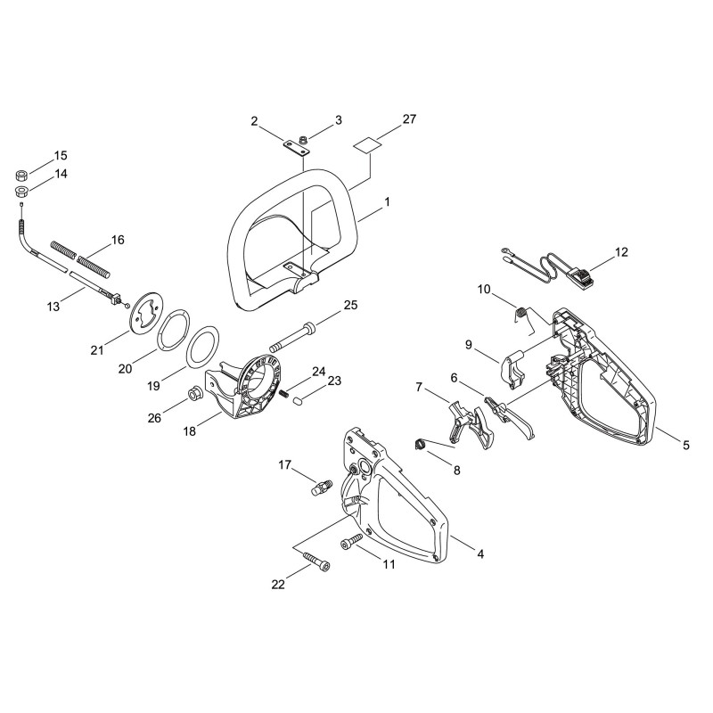 ORIGINAL ECHO GASKABEL ECRV430004680