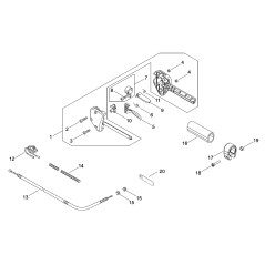 ECHO THROTTLE CABLE *T.I.17-626 ECRV430004930 ORIGINAL | NewgardenParts.com