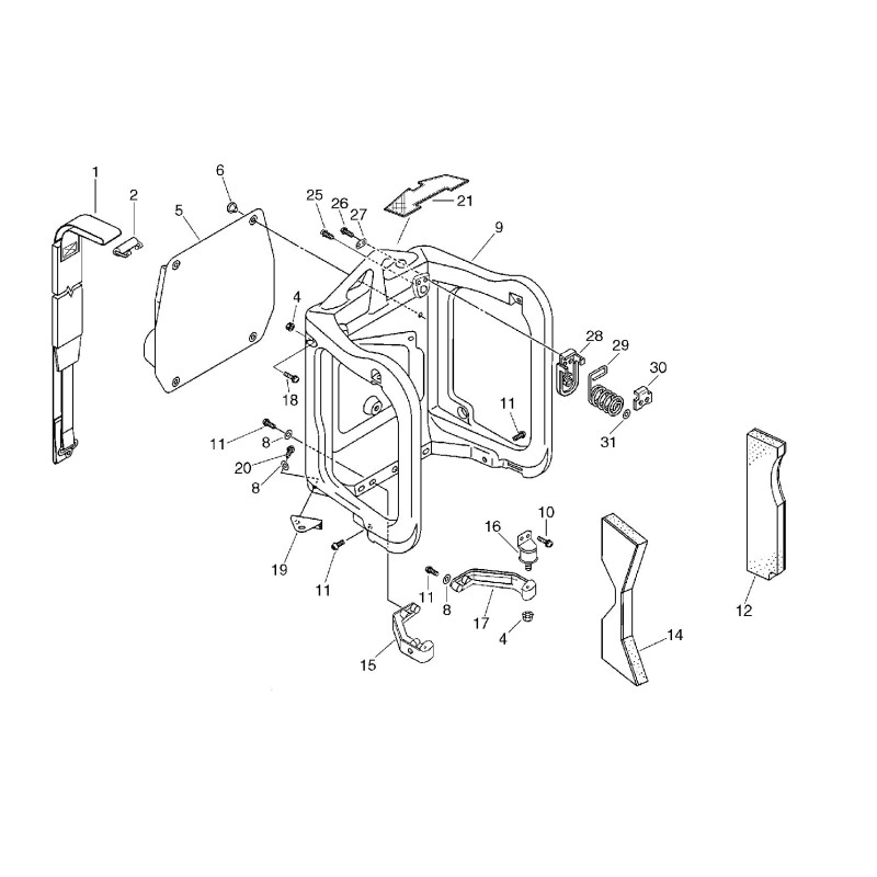 ECHO ORIGINAL STOSSDÄMPFERFEDER *T.I.04-259 ECRV450000390