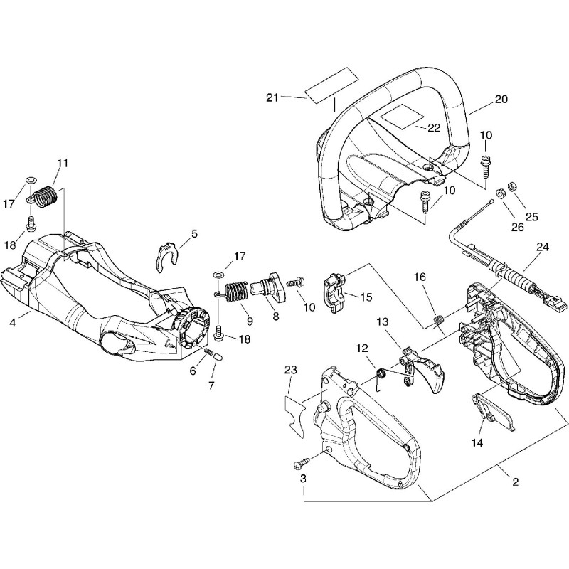 MOLLA DI COMPRESSIONE ECRV450000620 ORIGINALE ECHO
