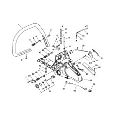 MOLLA DI COMPRESSIONE ECRV450000760 ORIGINALE ECHO