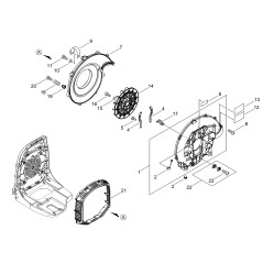 MOLLA DI COMPRESSIONE ECRV450000780 ORIGINALE ECHO