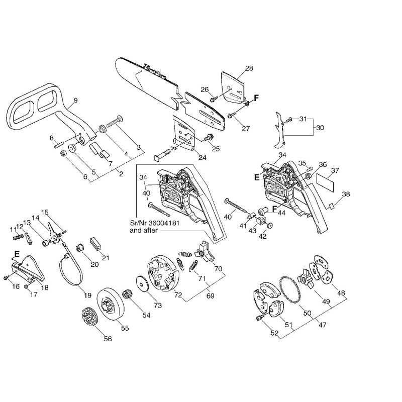 ORIGINAL ECHO CLUTCH SPRING ECRV451000260