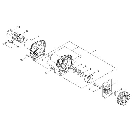 ORIGINAL ECHO CLUTCH SPRING ECRV451001390 | NewgardenParts.com