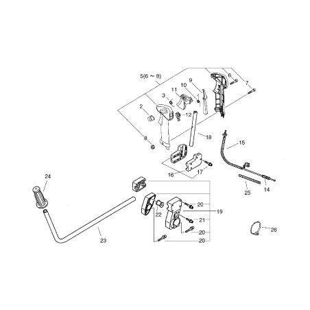 ORIGINAL ECHO ACCELERATOR RETAINER SPRING ECRV452000130 | NewgardenParts.com