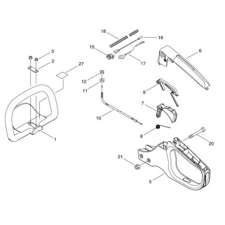 ORIGINAL ECHO RETURN SPRING ECRV452000392 | NewgardenParts.com