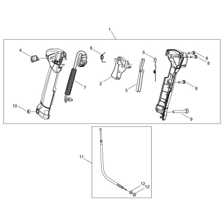 ECHO ACCELERATOR STOP SPRING*T.I.15-574 ECRV452001540 ORIGINAL | NewgardenParts.com