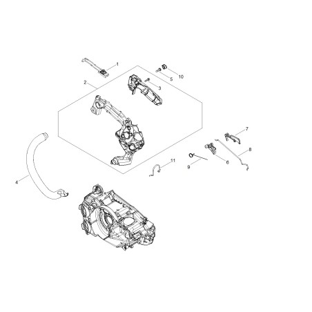 ORIGINAL ECHO ACC. LEVER SPRING ECRV452001650 | NewgardenParts.com