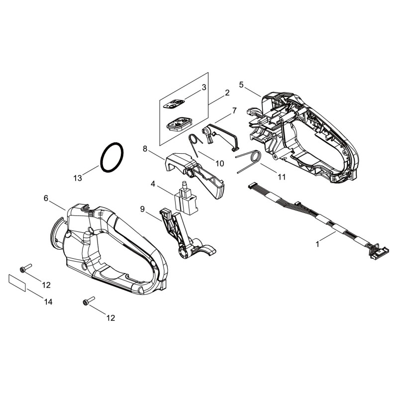 MOLLA DI TORSIONE ECRV452002060 ORIGINALE ECHO