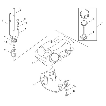 SUCTION HOSE ECRV470000581 ORIGINAL ECHO | NewgardenParts.com