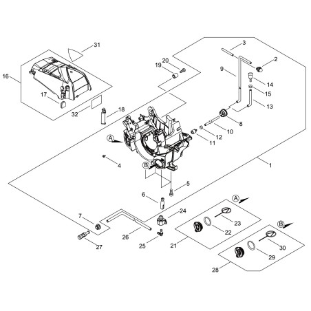 TUBO ORIGINAL ECHO ECRV471001321 | NewgardenParts.com