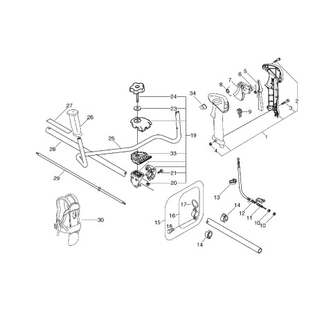 ORIGINAL ECHO ECRV475003400 WIRE COVER TUBE | NewgardenParts.com