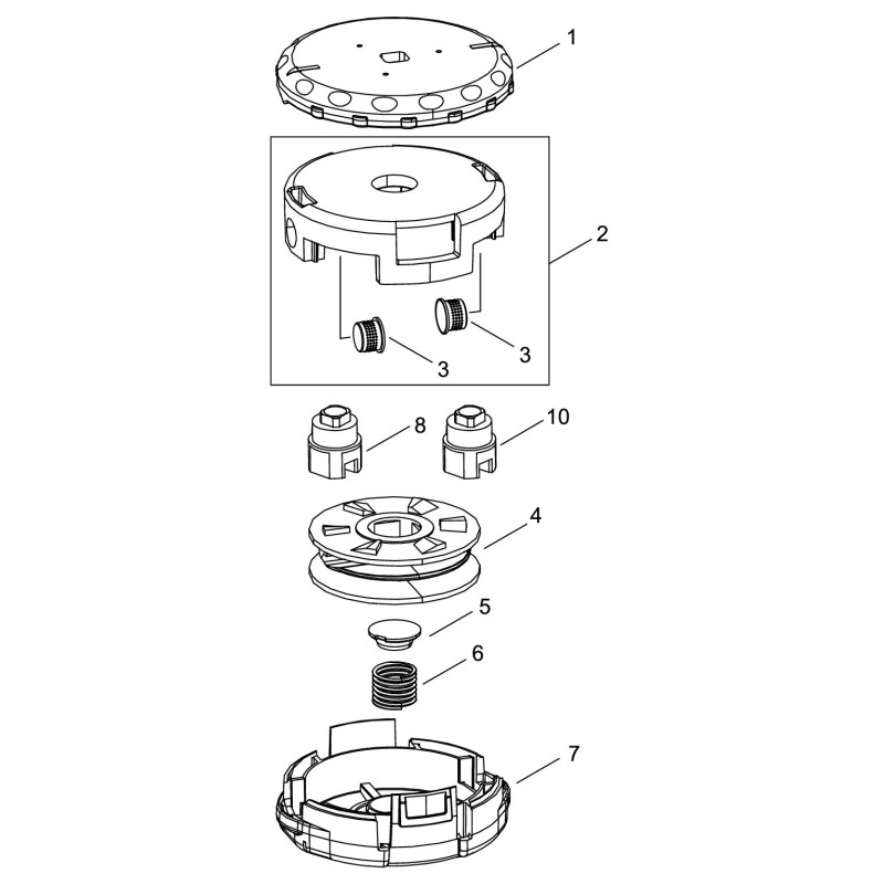 ORIGINAL ECHO SPEED-FEDERKAPPE ECRV494001290