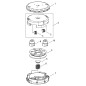 CAPUCHON DE RESSORT D'ORIGINE ECHO SPEED-FEED ECRV494001290