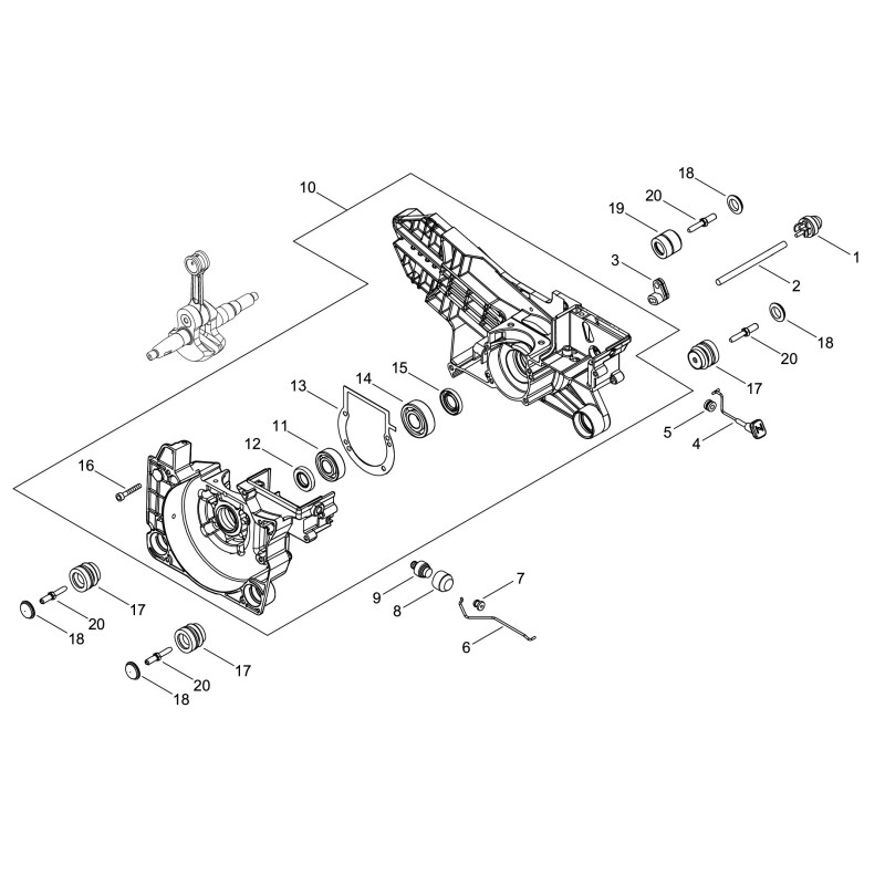 PARAOLIO ECRV508000080 ORIGINALE ECHO