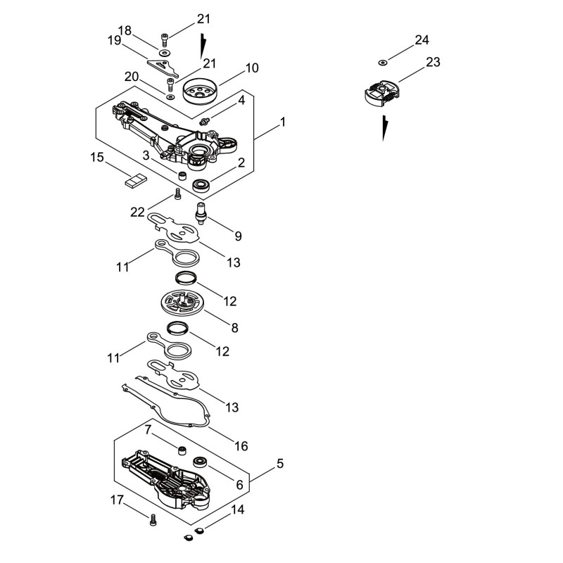 ECHO ORIGINAL PLEUELLAGER ECRV553000110
