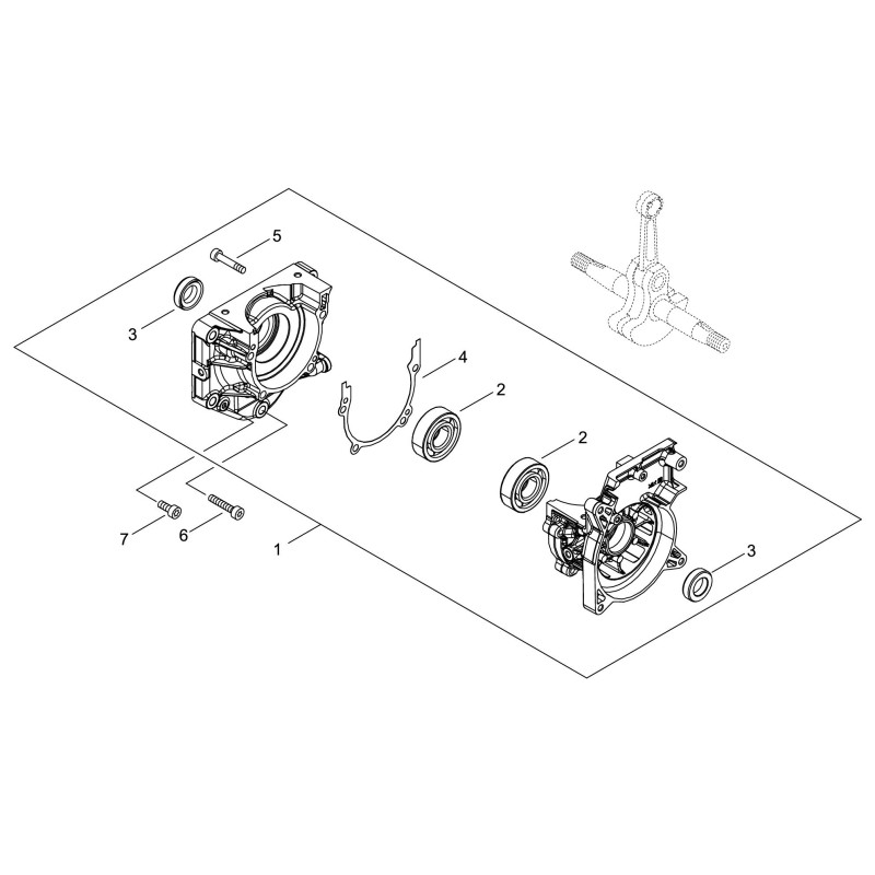 ORIGINAL ECHO KUGELLAGER ECRV592000560