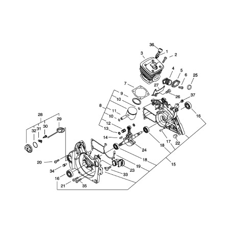 Axe de piston Echo d'origine ECRV609000010 | NewgardenParts.com