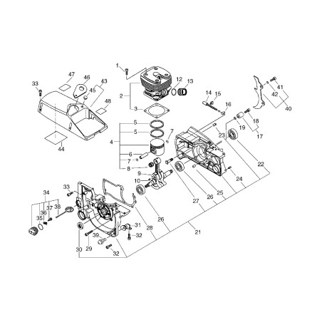 Axe de piston Echo d'origine ECRV611000000 | NewgardenParts.com