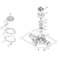 ORIGINAL ECHO ECRV650000740 BLATTHEBEWERK