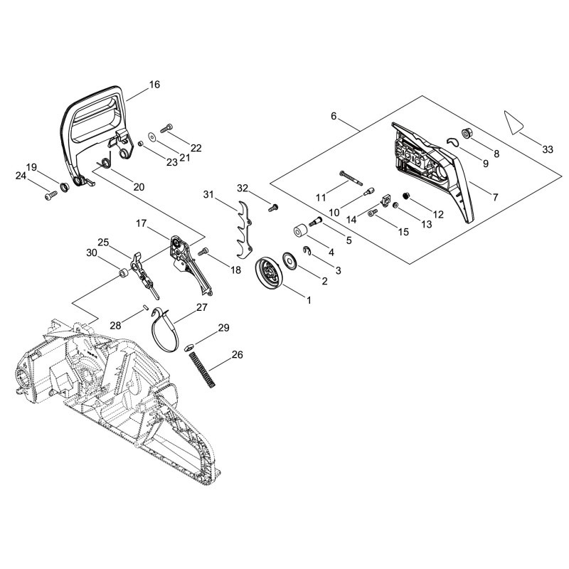 Tornillo TORX ECHO ORIGINAL 4X20 ECRV804000180