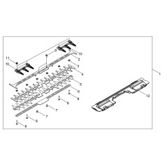 UPPER BLADE FOR DTT2100 ECRX411001380 ORIGINAL ECHO | NewgardenParts.com
