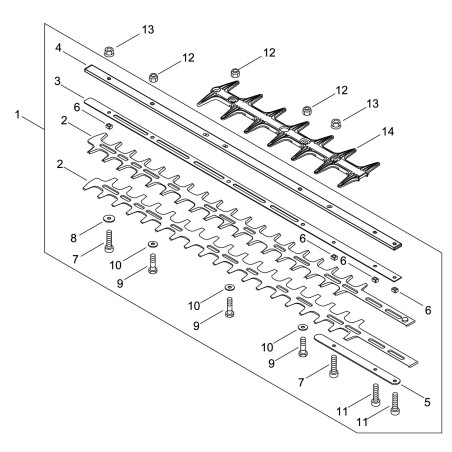 ORIGINAL ECHO BLADE FOR HCR165ES ECRX412000640 | NewgardenParts.com