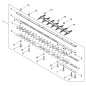 GUIDA LAMA ECRX425000900 ORIGINALE ECHO