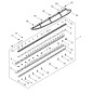 ORIGINAL ECHO ECRX425001070 BLADE SUPPORT