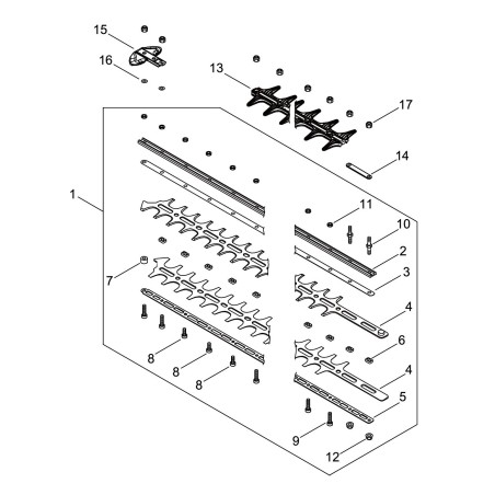 ORIGINAL ECHO ECRX431000100 GUIDE BLADE | NewgardenParts.com