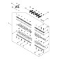 LAME DE GUIDE ORIGINALE ECHO ECRX431000100