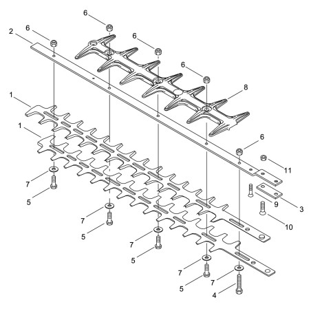 ORIGINAL ECHO ECRX431000200 PLASTIC BLADE GUIDE | NewgardenParts.com