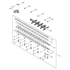 ORIGINAL ECHO ECRX431000240 BLADE GUIDE | NewgardenParts.com