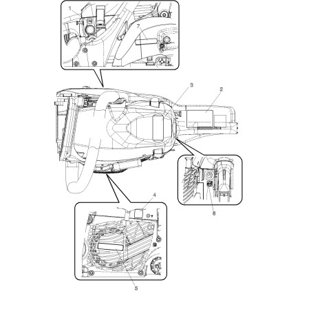 ORIGINAL ECHO MODELLETIKETT ECRX503010410 | NewgardenParts.com