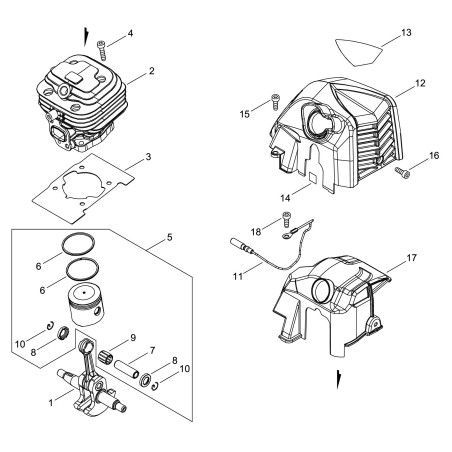 ORIGINAL ECHO LABEL ECRX503015870 | NewgardenParts.com