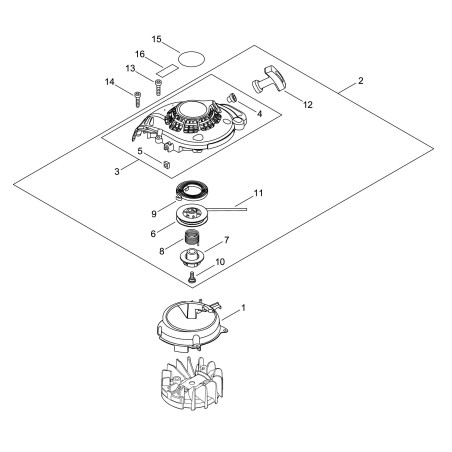 ORIGINAL ECHO LABEL ECRX543004960 | NewgardenParts.com