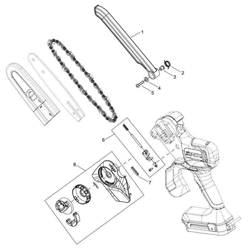 ORIGINAL ECHO ECRYH468002030 BUCHSE