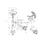 PISTON KIT WITHOUT CUSC. *T.I.11-470 ECR10000052130 ORIGINAL ECHO