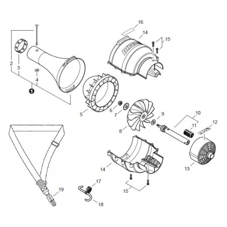 ORIGINAL ECHO WASHER ECR10014319830 | NewgardenParts.com