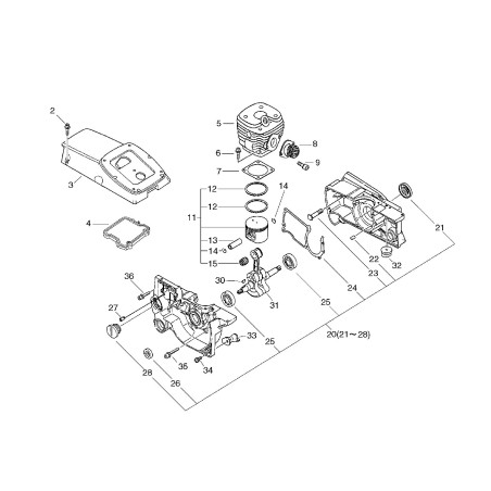 AMORTISSEUR -A- ECR10025132430 ORIGINAL ECHO | NewgardenParts.com