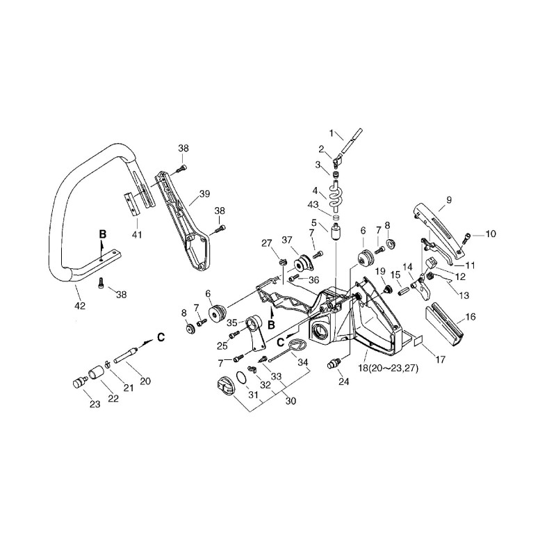 AMORTIGUADOR ORIGINAL ECHO ECR10025230830