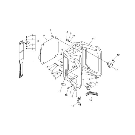 ORIGINAL ECHO STOSSDÄMPFER *T.I.04-259 ECR10090508261 | NewgardenParts.com