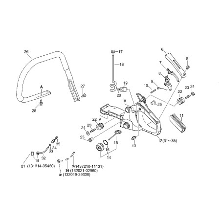 AMORTISSEUR ECHO ORIGINAL ECR10091038330 | NewgardenParts.com